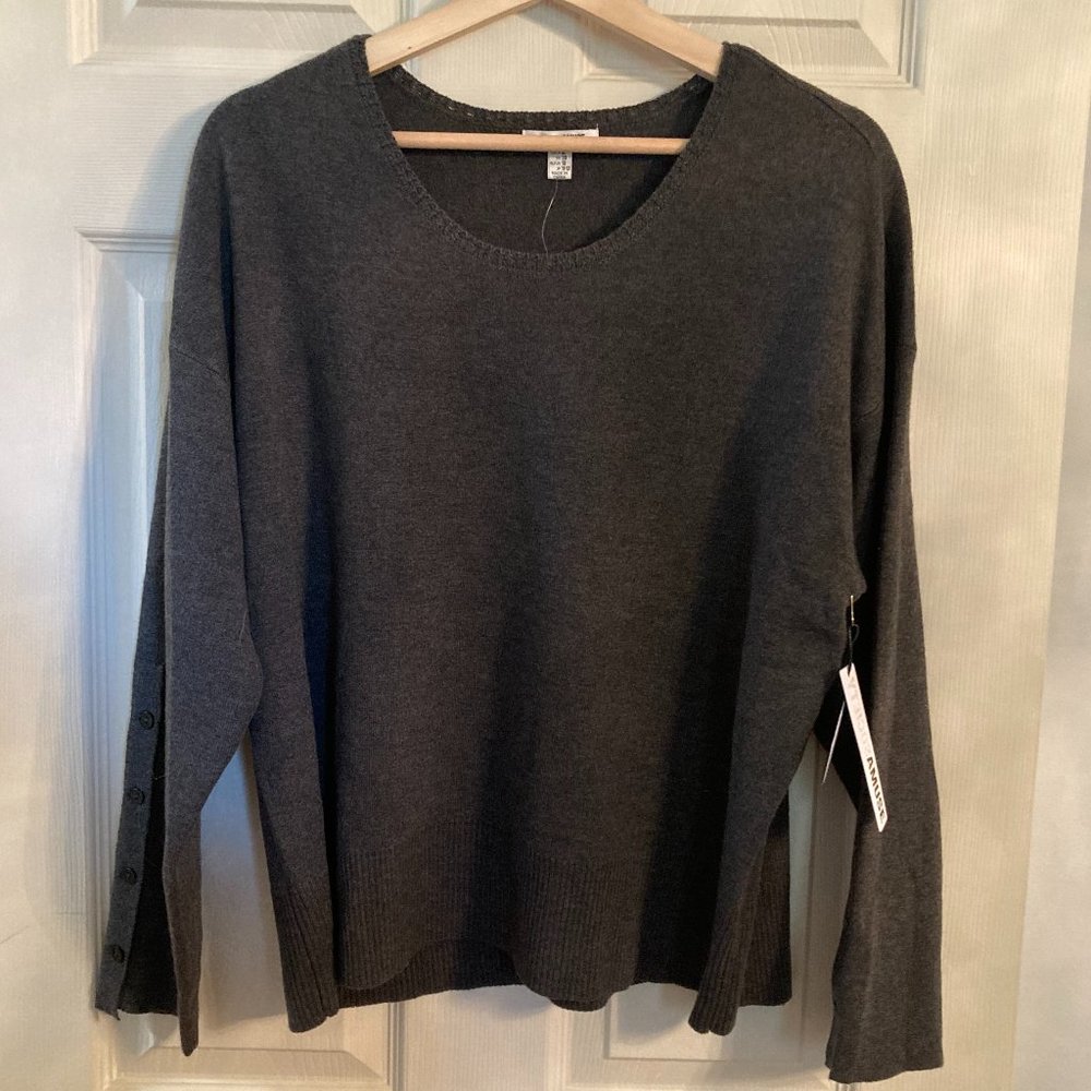 Amuse Society Charcoal Grey Sweater - NWT